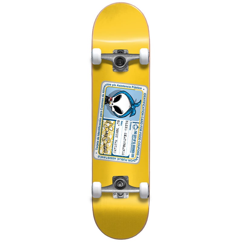 BLIND OLD BONEY BASTARD FP SKATEBOARD YELLOW 8.25