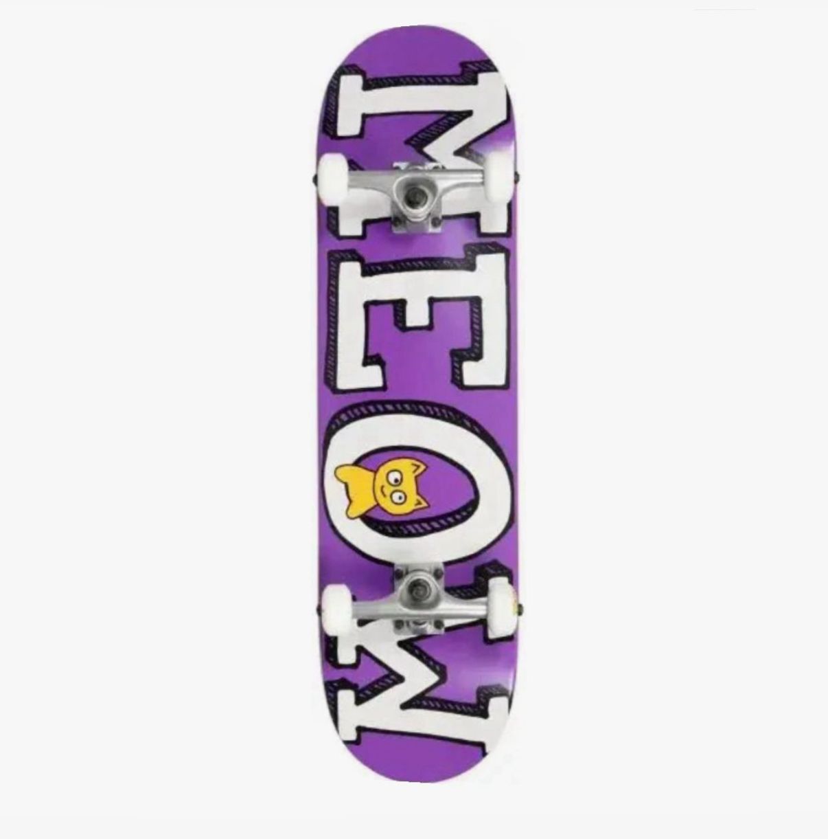 SKATE COMPLETO MEOW LOGO PURPLE 8.25