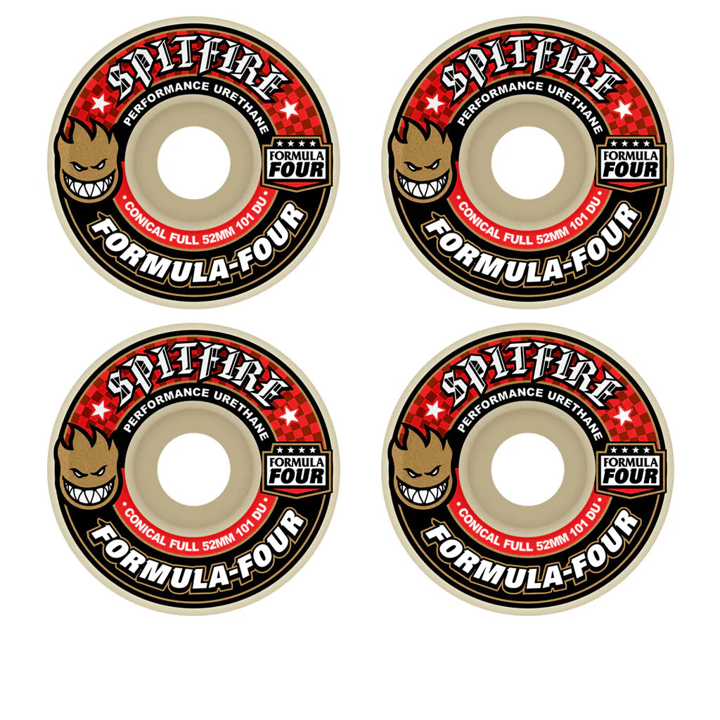 RUEDAS SPITFIRE FORMULA FOUR CONICAL 53MM 101DURO