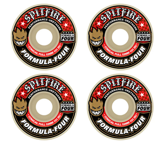 RUEDAS SPITFIRE FORMULA FOUR CONICAL 53MM 101DURO